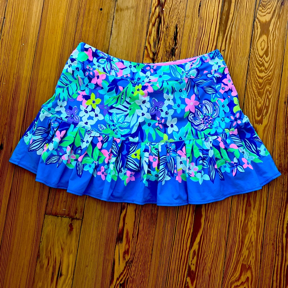 Lilly Pulitzer Taye Skort UPF 50+ Borealis Blue Social Sunset
Engineered Small